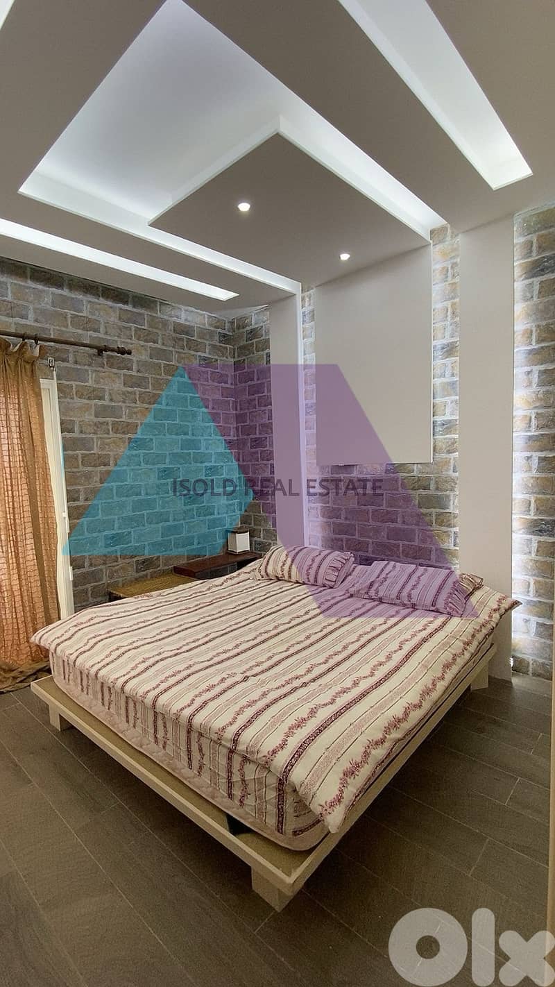 200m2 chalet+ Garden+ mountain view for Rent in Fakra- الايجار في فقرا 10