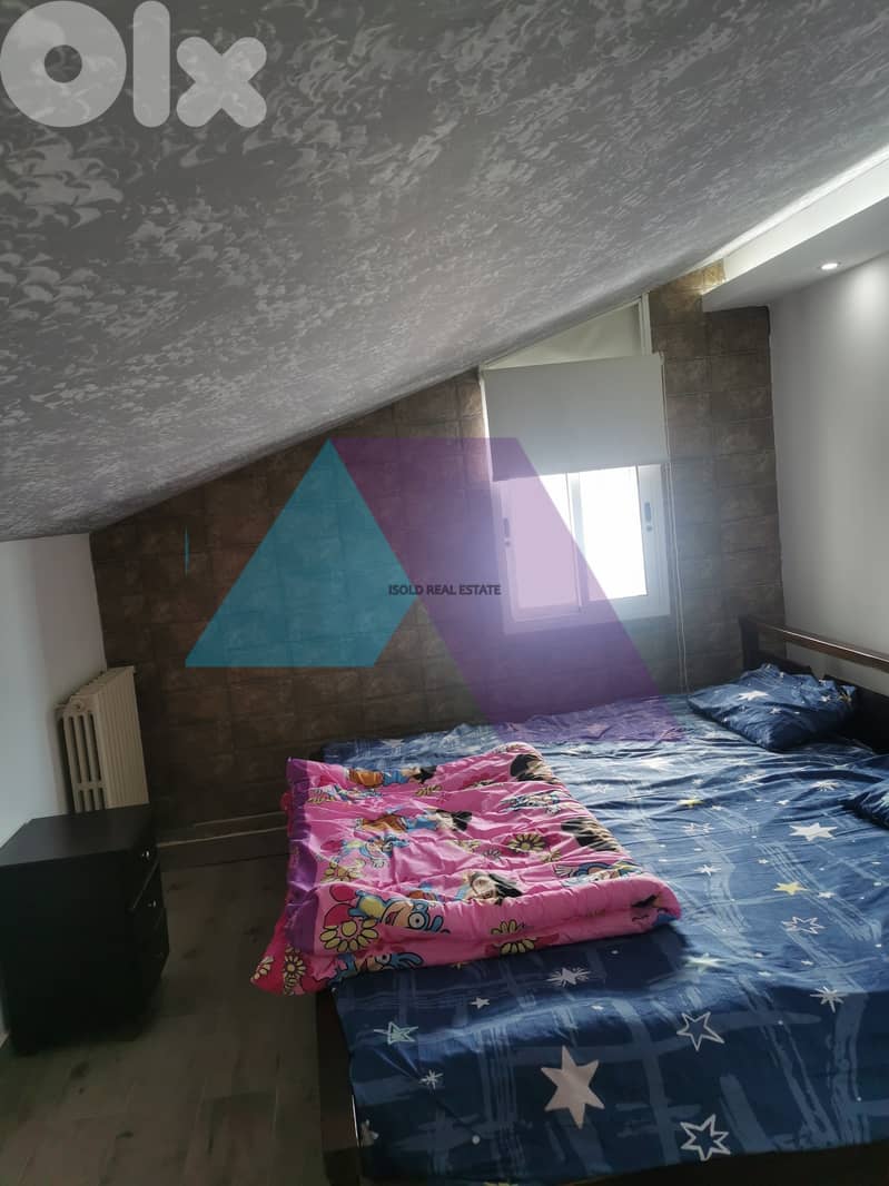 200m2 chalet+ Garden+ mountain view for Rent in Fakra- الايجار في فقرا 15