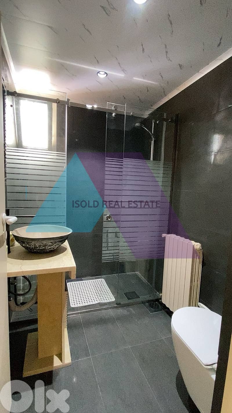 200m2 chalet+ Garden+ mountain view for Rent in Fakra- الايجار في فقرا 17