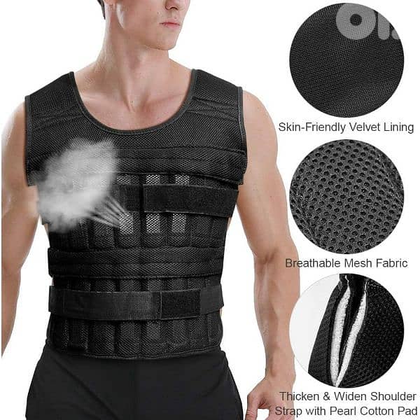 Adjustable Weighted Vest 20KG 1