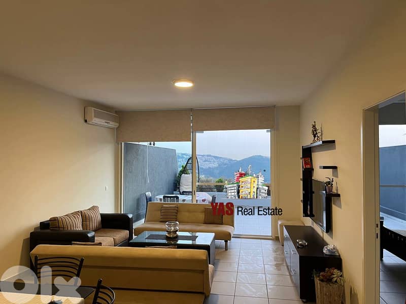 Jeita Country Club 70m2 | 30m2 Terrace | Chalet Furnished | Rent | WA 3