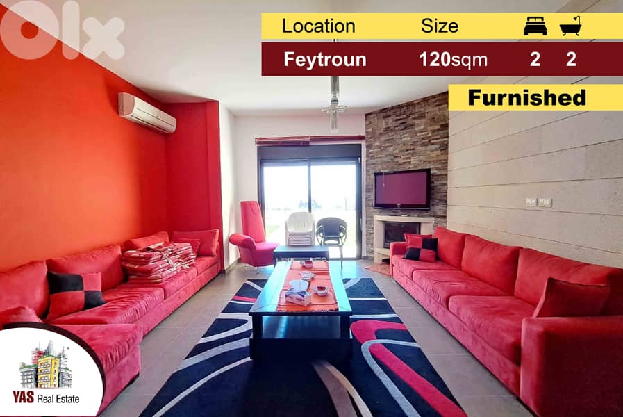 Feytroun 120m2 + 50m2 Terrace | Furnished | Perfect Condition | DA | 0