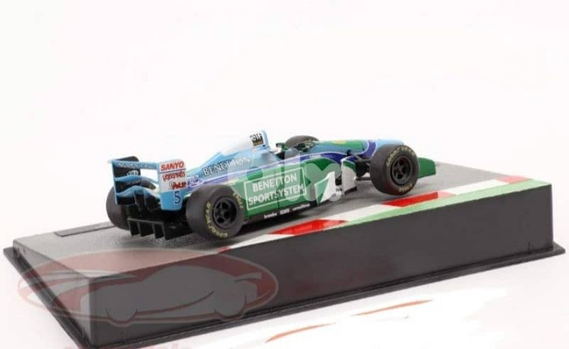 Michael Schumacher Benetton B194 (1994) diecast car model 1;43 4