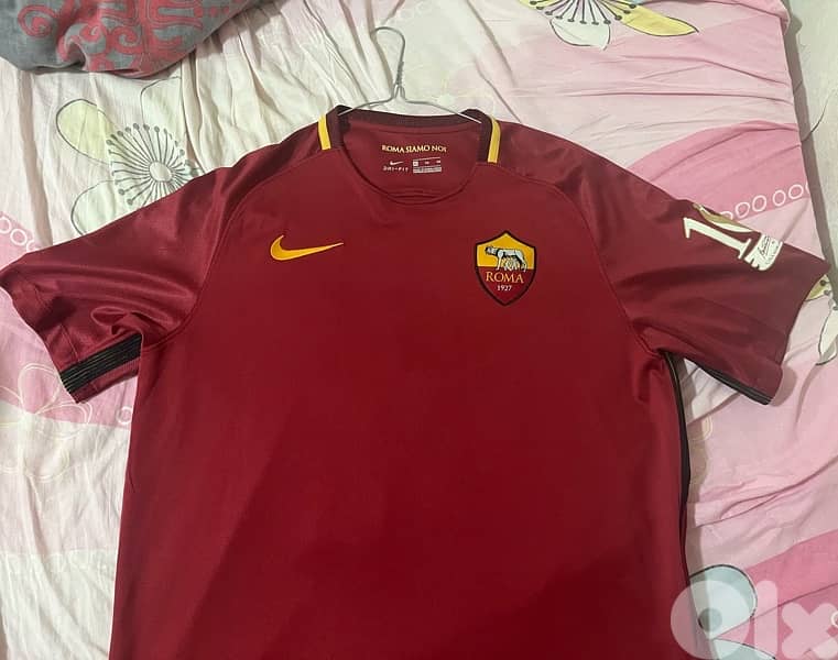 ac Roma 2018 jersey totti singature special edition nike jersey 2