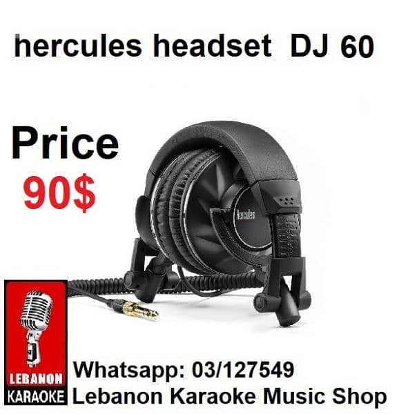 DJ headphones - Hercules DJ 60 0
