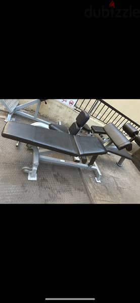 like new heavy duty adjustable  abdominal bench 71547836 2