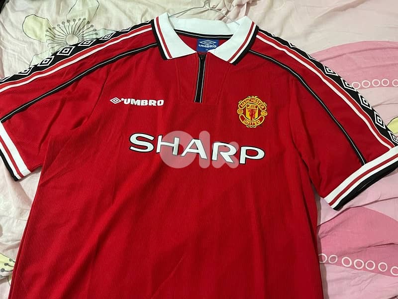 Manchester United 2000 umbro home historic special edition jersey 0