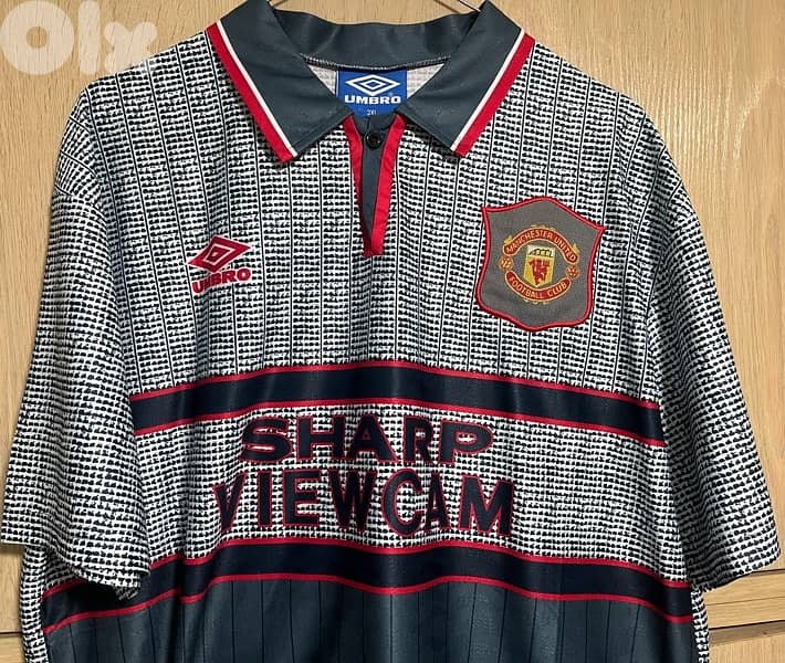 Manchester United beckham 24 rare umbro jersey 1994 2