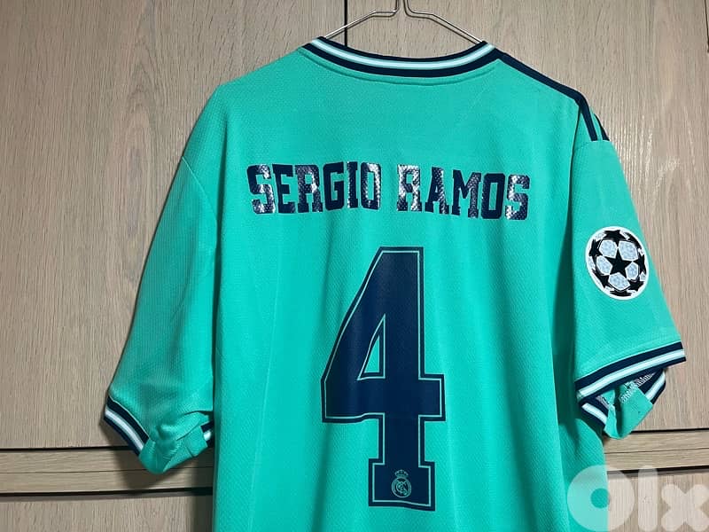 Real Madrid sergio Ramos 4 2020 mint player version adidas kit 0
