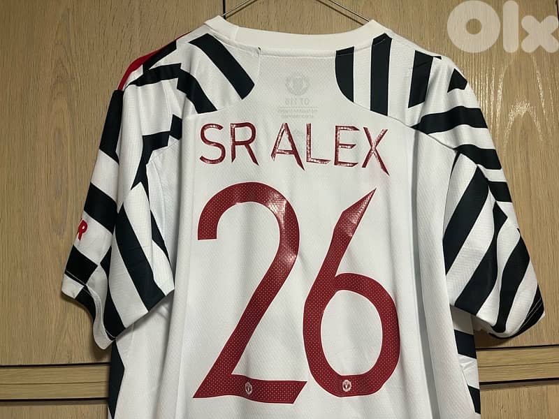 Manchester United sr alex 26 years special edition adidas jersey 1
