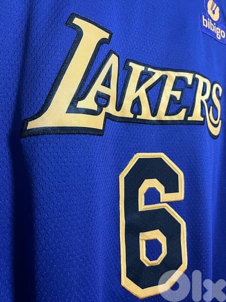 king lebron  james 6 air jordan lakers special edition jersey 2022 4