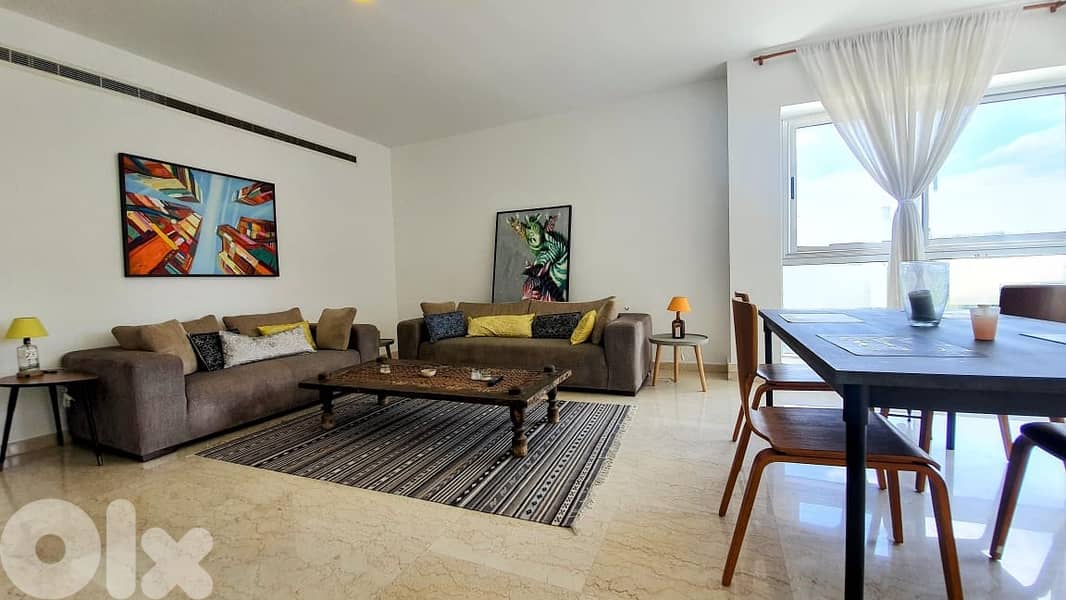 FULLY FURNISHED IN ACHRAFIEH PRIME (130SQ) 2 BEDROOMS , (AC-808) 0