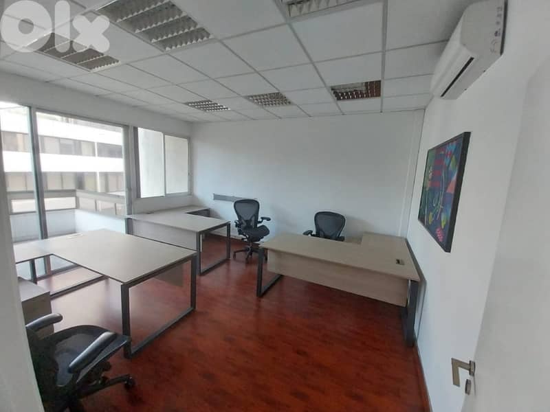 180 Sqm | Fully Furnished Office For Rent In Achrafieh |Prime Location 0
