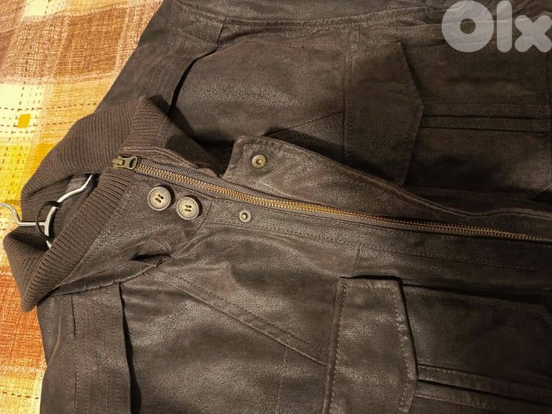 brown genuine leather jacket 3