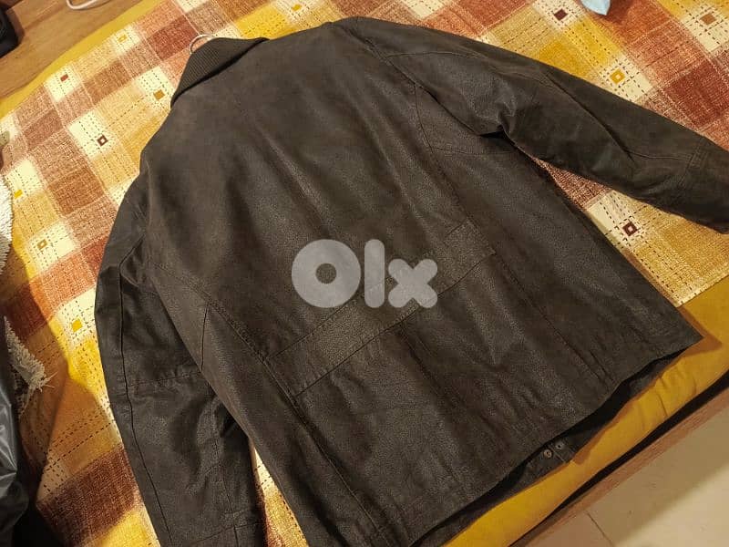 brown genuine leather jacket 4