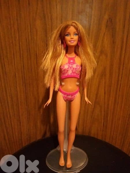 BATH PLAY FUN BARBiE Mattel 2010 As new doll, her swim suit, bend legs 0