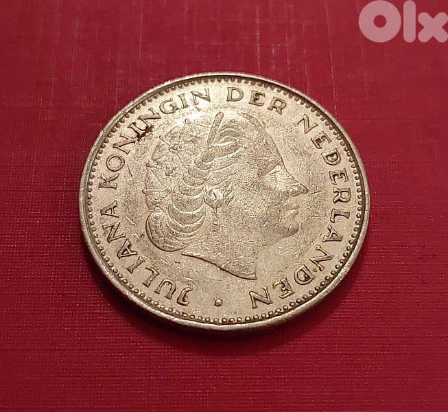 Netherlands Queen Juliana 2 1/2 Gulden 1969 1