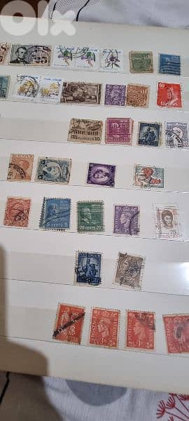 2 big albums are very old stamps  from around the worldgood collection 1