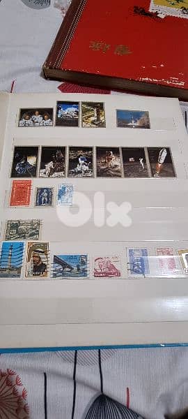 2 big albums are very old stamps  from around the worldgood collection 8