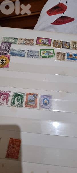2 big albums are very old stamps  from around the worldgood collection 9