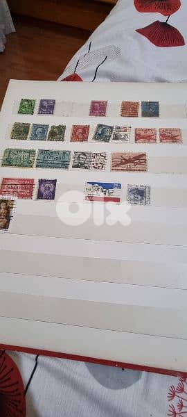2 big albums are very old stamps  from around the worldgood collection 14