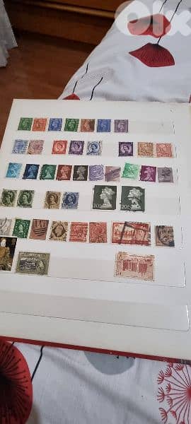 2 big albums are very old stamps  from around the worldgood collection 16