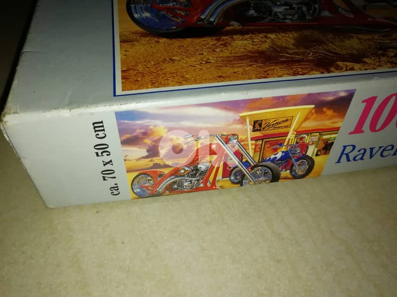 "Hot wheels" Ravensburger puzzle 1000 70*50cm used 1