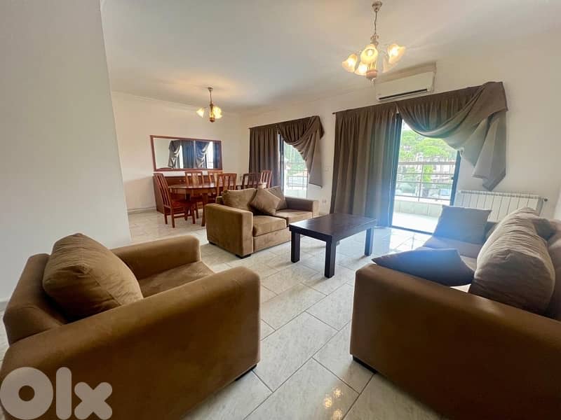 Fully furnished 3 Bedrooms apartment for rent in Broumana 0