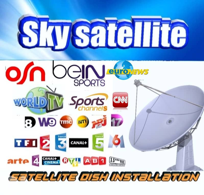 SKY-SAT EU-R04I تركيب ستلايت دش القنوات اللبنانية 0