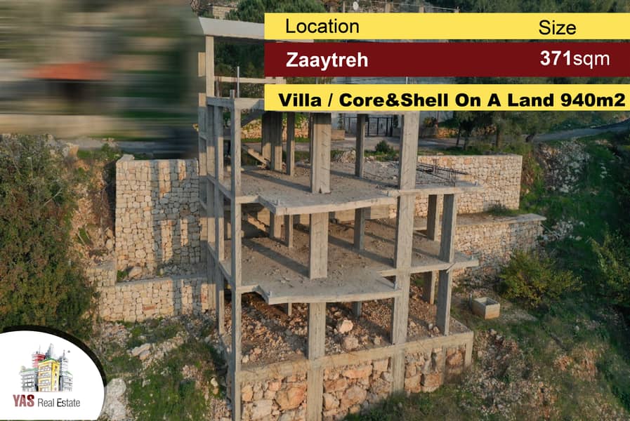 Zaaytreh 370m2 Villa | 941m2 Land | Core & Shell | Private Street |WA 0