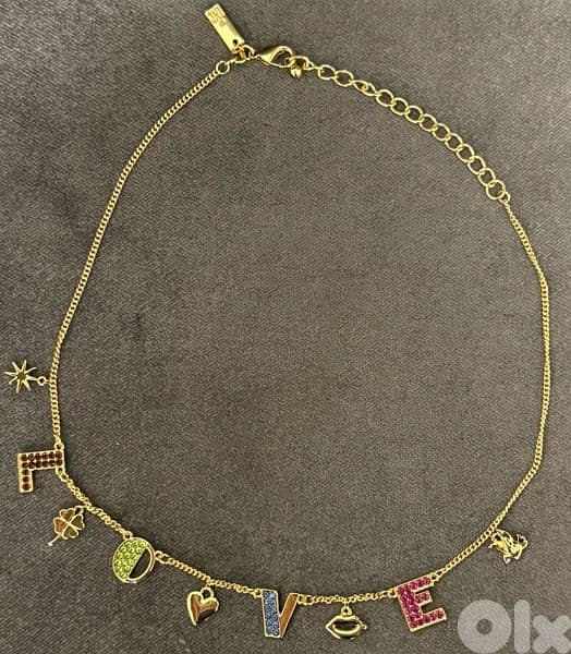 INC NECKLACE, valentine gift, with gold color "LOVE" 3