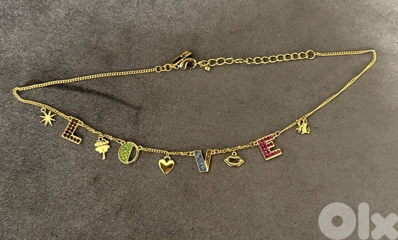 INC NECKLACE, valentine gift, with gold color "LOVE" 4