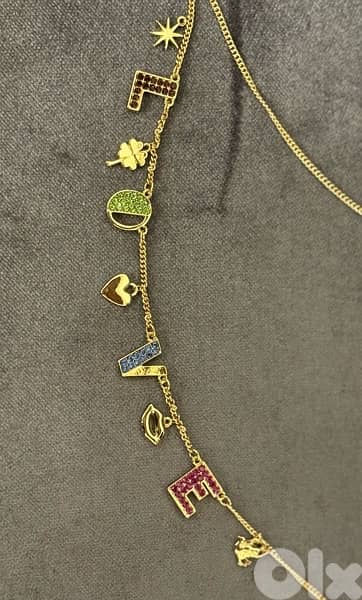 INC NECKLACE, valentine gift, with gold color "LOVE" 5