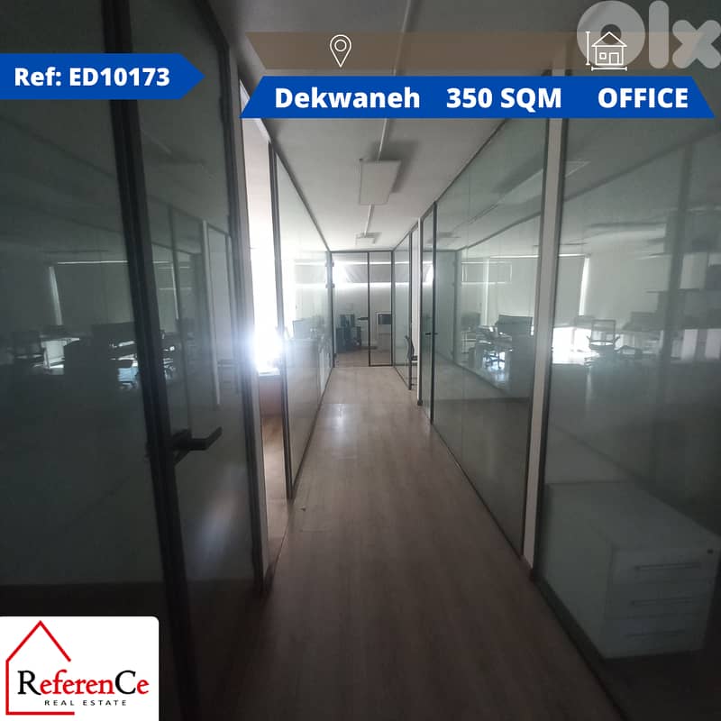 Furnished offices Located in Dekwaneh  مكاتب مفروشة في الدكوانة 0