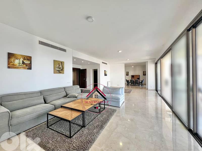 Stunning furnished apartment for sale in Achrafieh with sea view 0