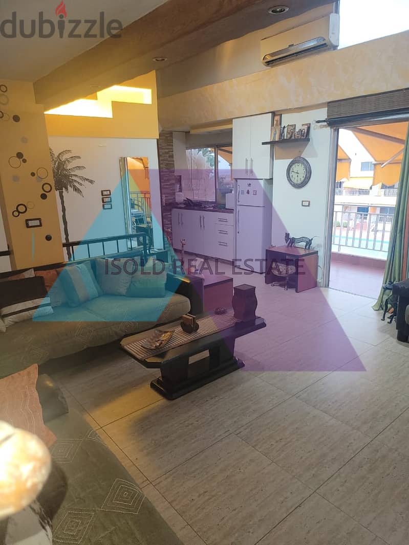Furnished 63m2 chalet+sea view for sale in Kaslik, Jounieh-الكسليك 0