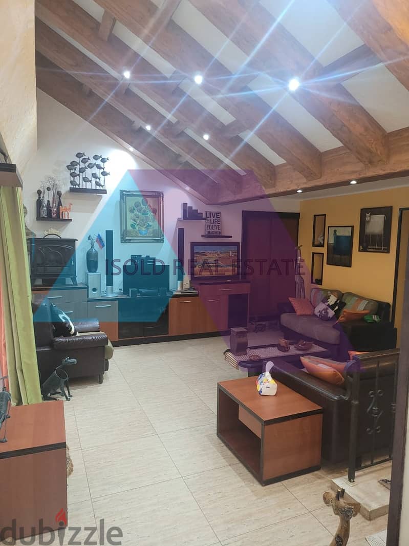 Furnished 63m2 chalet+sea view for sale in Kaslik, Jounieh-الكسليك 3