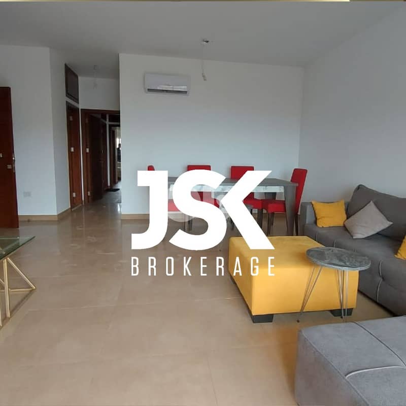 L14370-Furnished 3-Bedroom Apartment With Sea-View for Sale in Jbeil 0