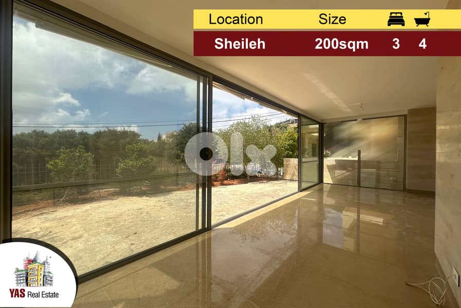 Sheileh 200m2 | 100m2 Garden | Prime Location | Private Street | AC | 0
