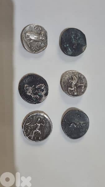 bargain  price silver Roman  coins 6