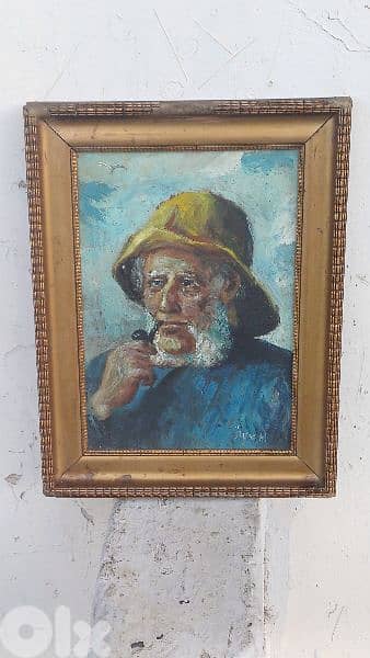لوحة رسم زيتي اوروبية 1
