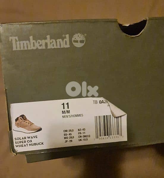 Timberland solar wave super OX shoes 6