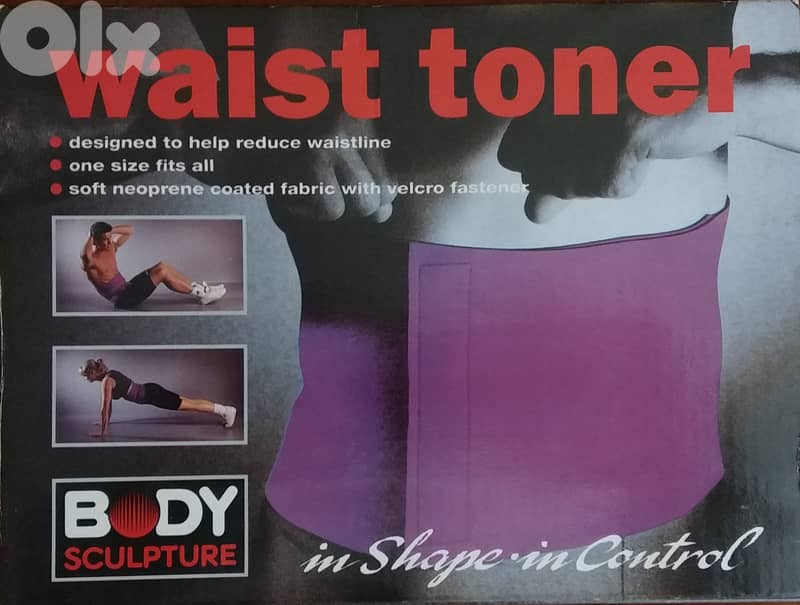 BODY SCULPTURE Waist Toner حزام رياضة مطاط 0