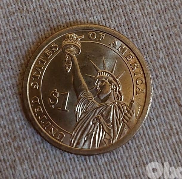 George Washington USA First President Memorial One US Dollar Coin 1
