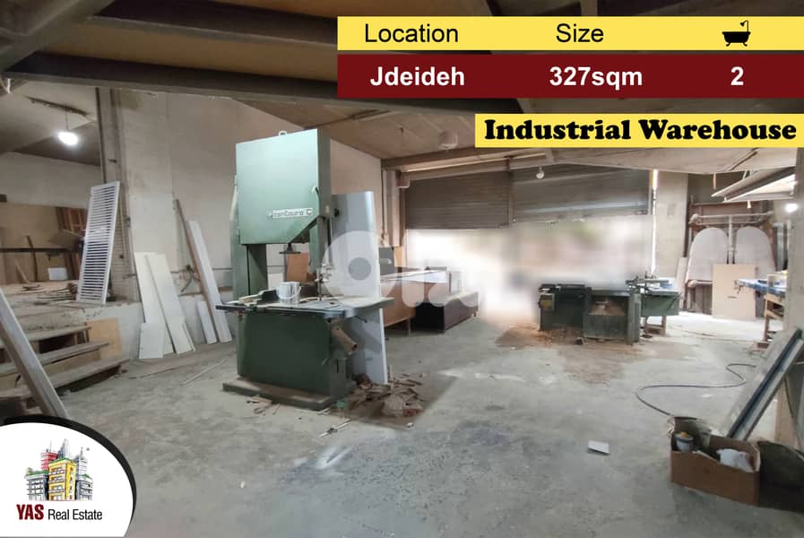 Jdeideh 327m2 | Industrial Warehouse | Easy Access |Prime Location |AA 0