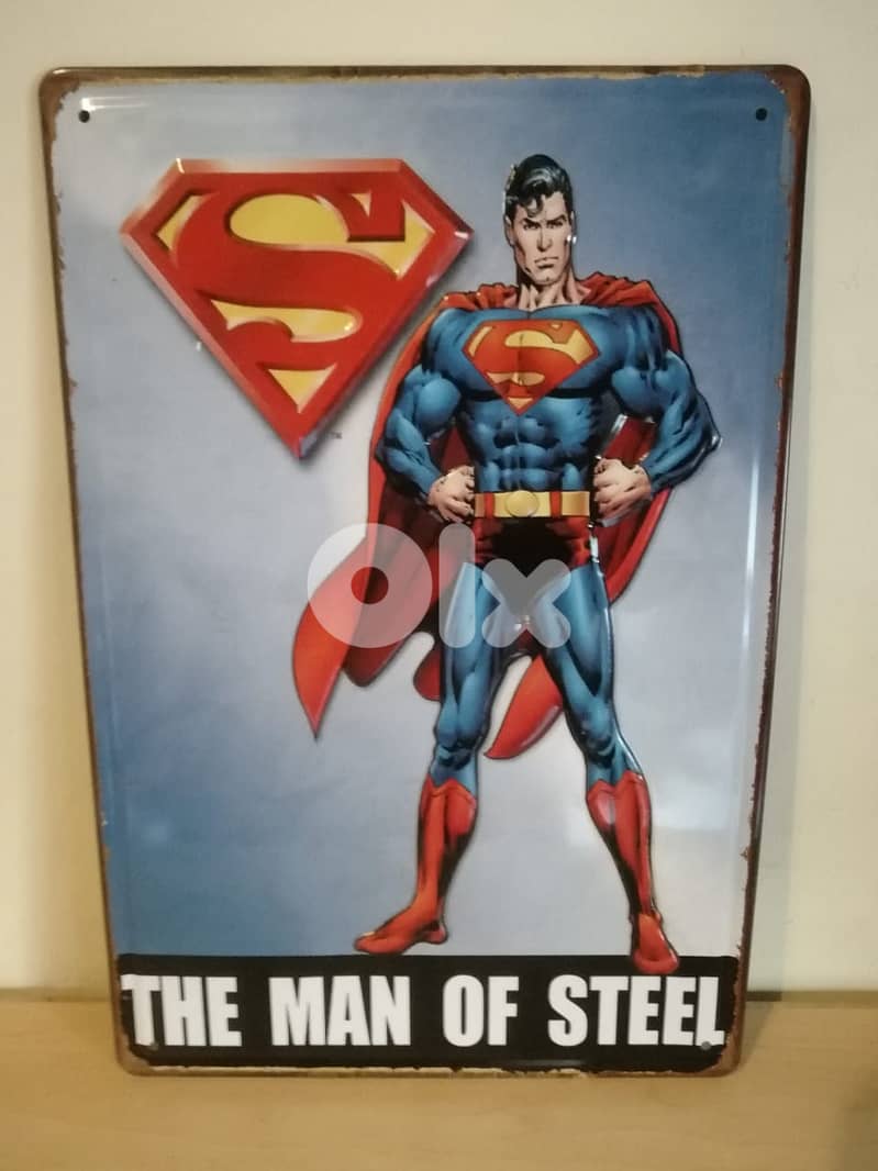 decorative comics metal plates 30*20cm starting 12$ ask for prices 0