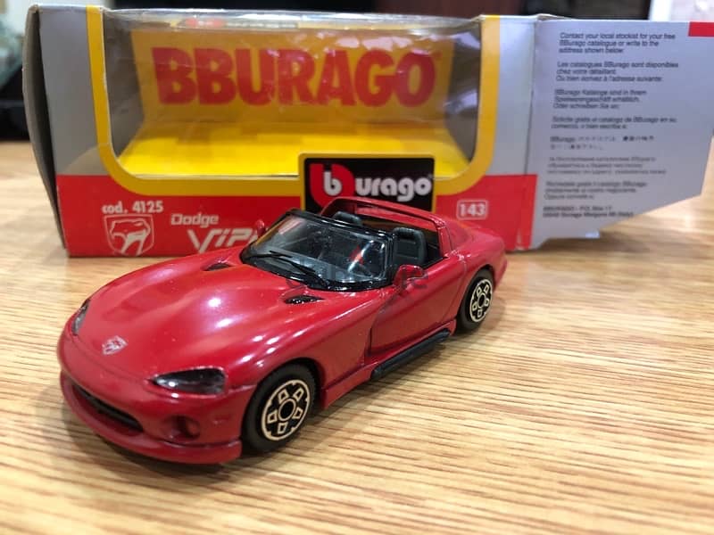 dodge viper RT/10 diecast car 1/43 0