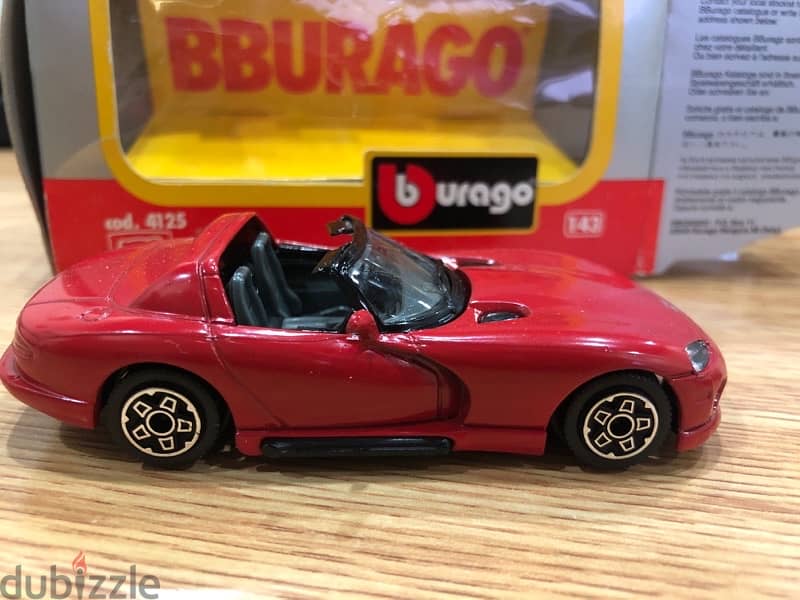 dodge viper RT/10 diecast car 1/43 1