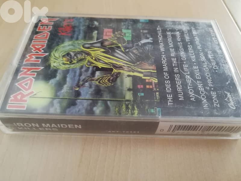 Iron Maiden "killers" cassette 0