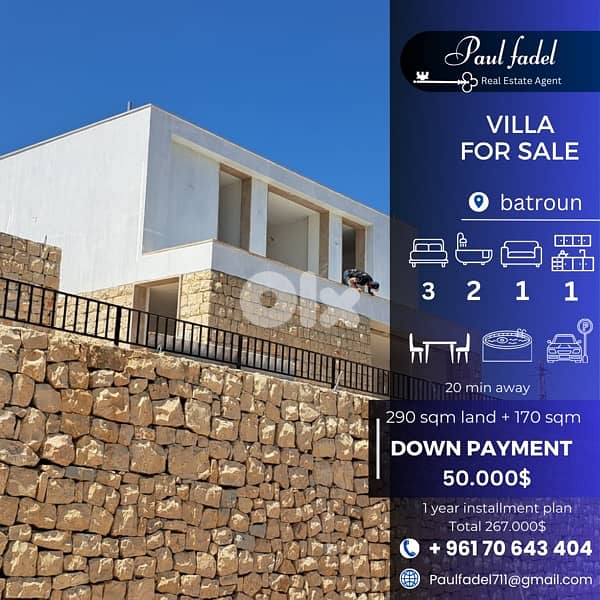 villa for sale with installment plan 0